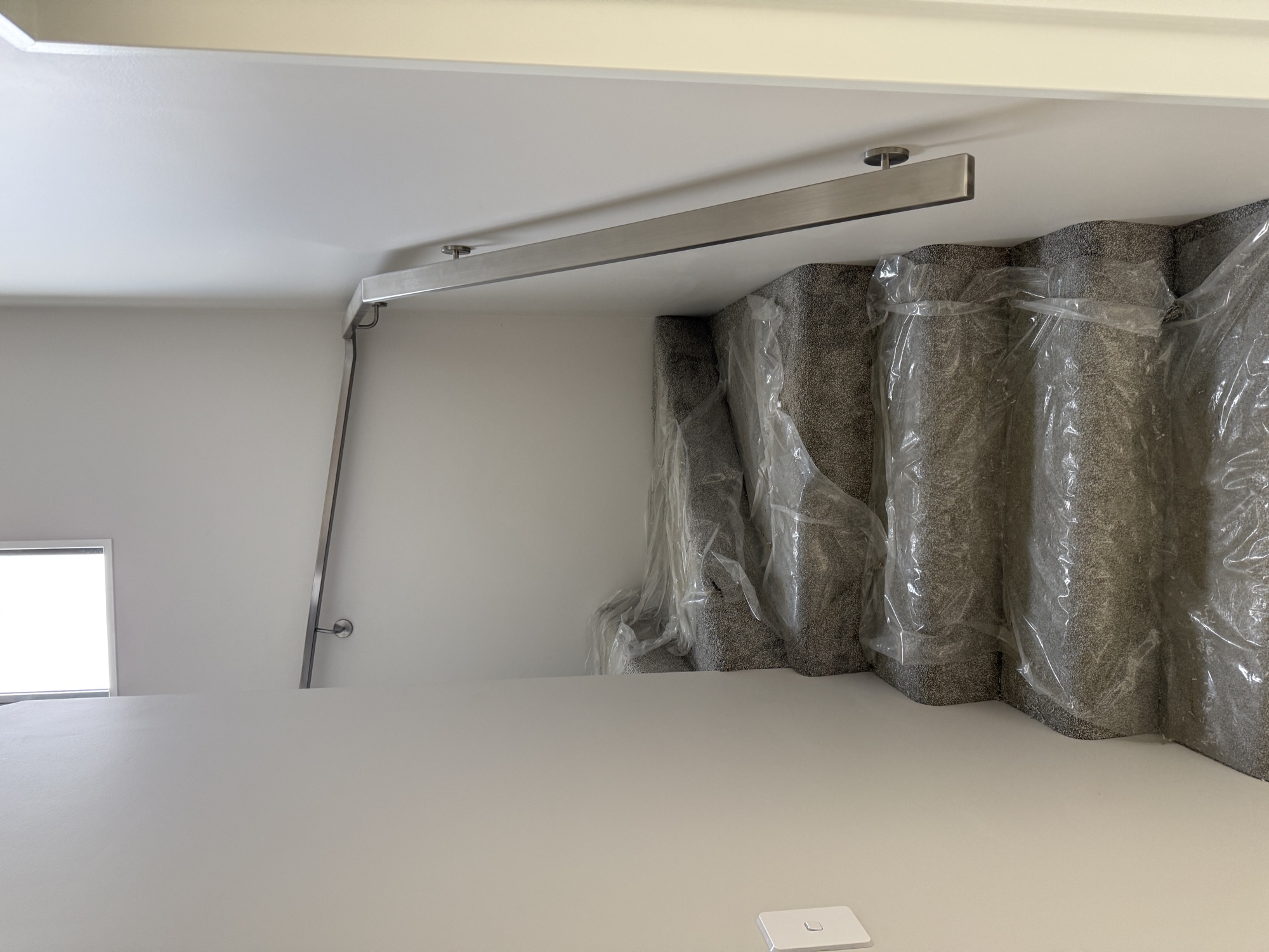 Architectural metalwork stair installation